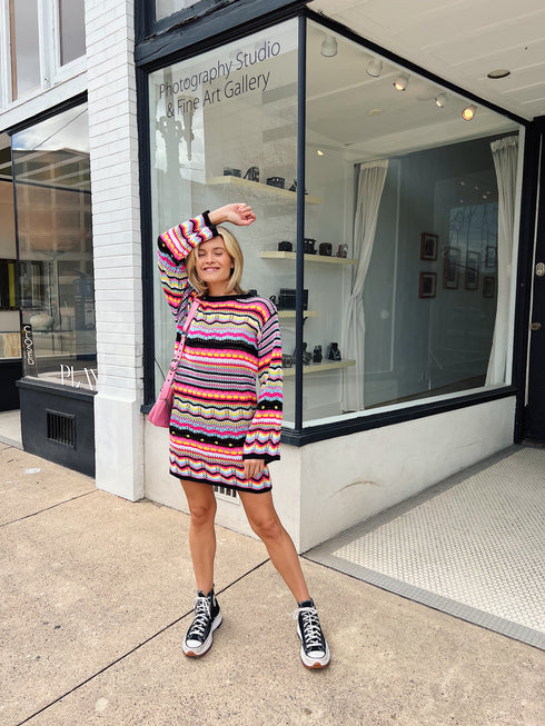 Sunset Boulevard Dress// Pink